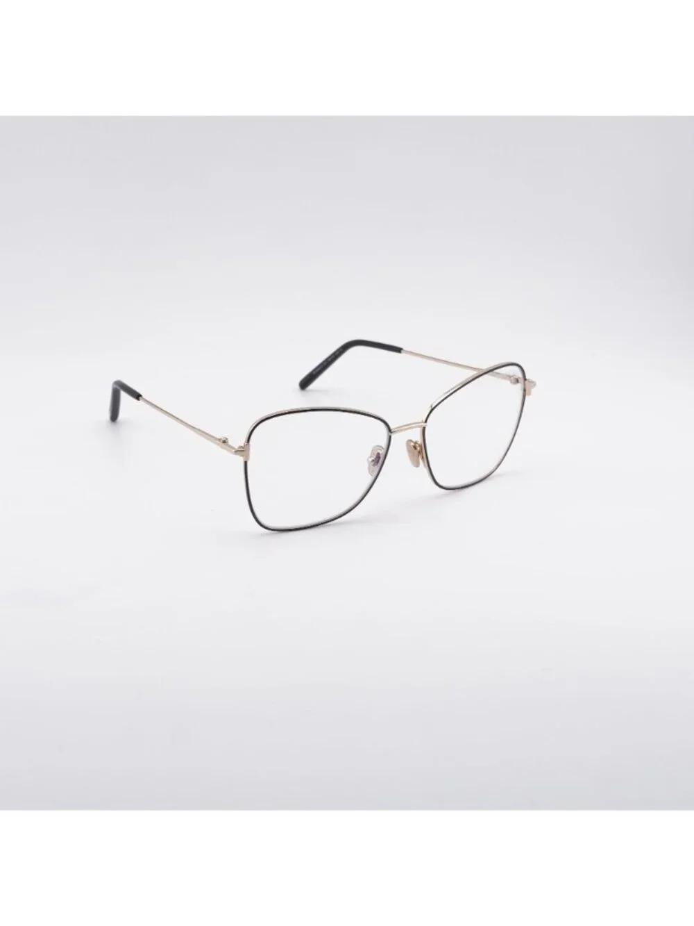 Tom Ford FT5906-B 001 Eyeglasses Black 55mm Butterfly Frame, Blue Light Block